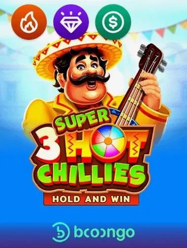3 Super Hot Chillies slot by 3Oaks — Crown Dragon Train